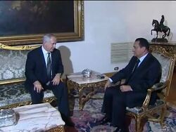 Egyptian President Mubarak meets visiting Israeli PM Netanyahu News Clip