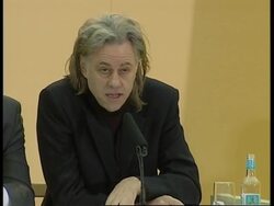 Geldof criticises US government over African aid News Clip