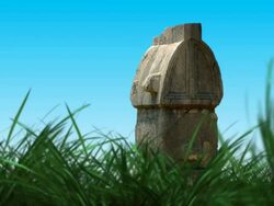 Ancient Rock Tomb Stock Footage