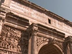 The Roman Forum, Arch of Septimus Severus & Titus compilation, Rome Stock Footage