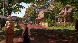 Town life in a 1900s town, 1908 - reenactment, clip 3 Stock Footage