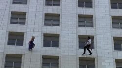 LA mayor proclaims 'La La Land' day with aerial dancers at city hall Instructional Video