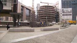 European Council building under construction News Clip