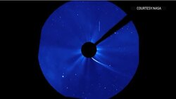 A comet that gained an earthly following because of its bright tail visible from space was initially declared dead after grazing the sun.  Now, there is a sliver of hope that Comet ISON may have survived. (Nov. 29) News Clip