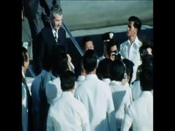 SYND 11 4 75 PRESIDENT CEAUCESCU ARRIVES FOR OFFICIAL VISIT News Clip