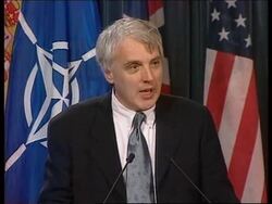 BELGIUM: NATO KOSOVO CRISIS PRESS BRIEFING News Clip