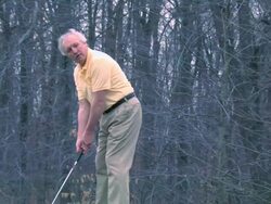 Alex's Golf Swing 2 - Zoom Stock Footage