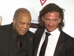 Quincy Jones and Manuele Malenotti  Stock Footage
