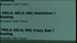 Smog hits the Chinese capital Beijing News Clip