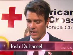 EVENT CAPSULE REPORTER/CHYRON: The American Red Cross Santa Monica Chapter's Annual Red Tie Affair Stock Footage