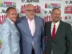 BROLL - Alan Cumming, Dr Christian Jessen, Charlie Condou, Louie Spence at Attitude Pride Awards on 26th June 2015 in London, England. Stock Footage
