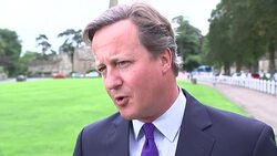 Interview with Ex-Prime Minister David Cameron after his announcement of standing down as MP News Clip