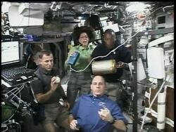 Teacher-astronaut turns shuttle into classroom News Clip