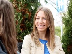 Talking  young women Stock Footage