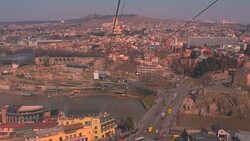 Old Tbilisi View Stock Footage