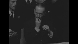 Russian, British, and American representatives at first session of United Nations Security Council at Hunter College in New York City News Clip