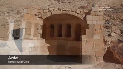 Israel, Incense Route - Desert cities in the Negev desert Stock Footage