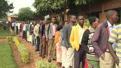 CLEAN : Rwandans vote on Kagame extra terms News Clip