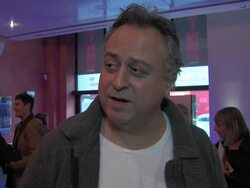 Stanley Townsend on his character being a gangster, how much of the story he knew before filming, not seeing the film yet at the Killing Bono UK Premiere at London England. (Footage by WireImage Video/GettyImages) Stock Footage