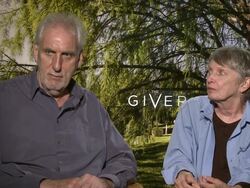 INTERVIEW - Phillip Noyce and Lois Lowry on the genre being driven by fear of technology - "The Giver" Press Junket Stock Footage