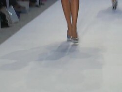 Models walk the runway during the Kooey Swimwear Australia 2012 show Stock Footage