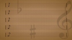 Music Note Stock Footage