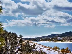 Winter river Stock Footage