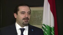 CLEAN : Son of slain Lebanese premier reacts after News Clip
