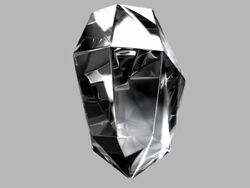 Diamond Heart spinning - loopable, alpha matte included Stock Footage