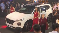 New vehicles unveiled at international motor show News Clip