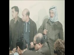 SYND 25/2/70  PRESS CONFERENCE BY ARAB GUERILLA LEADER YASSER ARAFAT News Clip