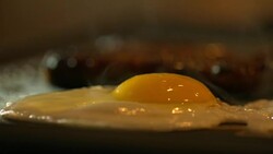 Bacon and Eggs Stock Footage