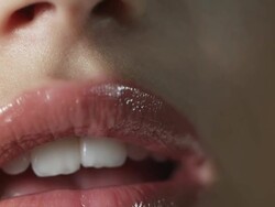 Sexy woman closeup Stock Footage