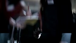 Hollywood actress steps out of limousine and signs autographs for fans on red carpet at awards show Stock Footage