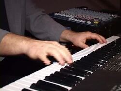 Electric Piano (PAL-DV) Stock Footage
