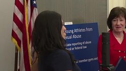 CLEAN : Push for bill tackling sex abuse after USA Gymnastics scandal News Clip