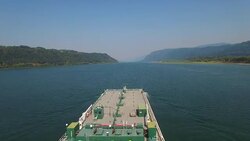 Aerial Oregon Columbia Gorge Stock Footage
