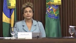 CLEAN : Brazils Rousseff meets reshuffled cabinet amid political storm News Clip