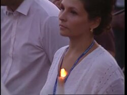 Candlelit vigil in support of Iraq hostages News Clip