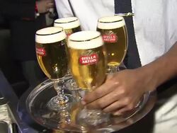 Kevin Spacey Announces Winner of 2009 Stella Artois Short Film Project Stock Footage