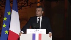 French president visits Senegal, comments News Clip