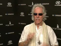 INTERVIEW: John Densmore at RE:GENERATION Music Project Press Interviews and Premiere on 2/9/12 in Hollywood, CA. Stock Footage