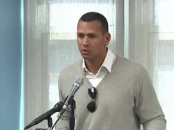 EVENT CAPSULE CLEAN: Bronx-Lebanon Hospital Center Dedication Ceremony to Alex Rodriguez Stock Footage