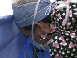 Doctors observing vital signs Stock Footage