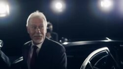 Politician on red carpet Stock Footage