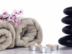 HD DOLLY: Spa And Wellness Still Life Stock Footage