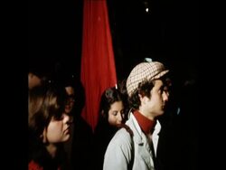 SYND 28-10-72 COMMUNIST PARTY RALLY FOR JAILED ANARCHIST News Clip