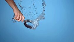 HD Super Slow-Mo: Sinking A Wineglass Stock Footage