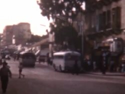 Jaffa Street 1962 Stock Footage