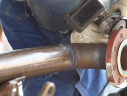 HD: Welding A Pipe Stock Footage